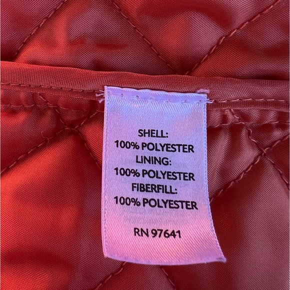 J. Jill Red Quilted Button Down Puffer Vest XL. - Picture 5 of 5